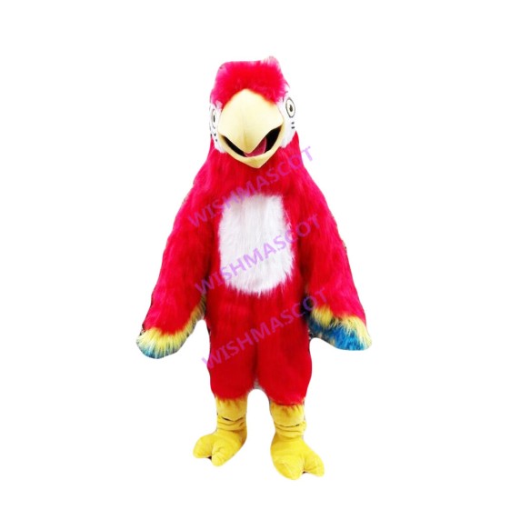 Hidden Red Bird Mascot Costume