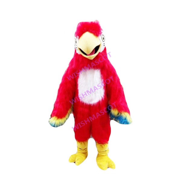 Hidden Red Bird Mascot Costume