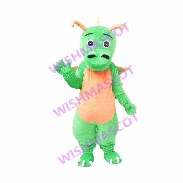 Dragon With Big Nostrils Mascot Costume