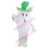 Watery White Radish Mascot Costume