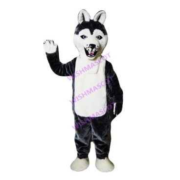 Cautiously Honest Husky Dog Mascot Costume