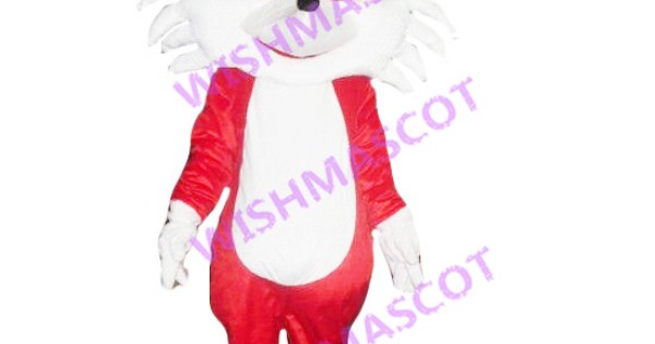 Adult Cartoon Red Fox Mascot Costume