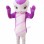 Purple Short Snake Mascot Costume