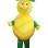 Superimposed Yellow Lemon Mascot Costume