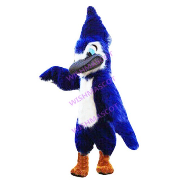 Big Blue Bird Mascot Costume