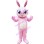 Pink Rabbit Mascot Costume
