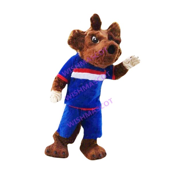Booing Brown Dog Mascot Costume