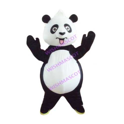 Jubilant Panda Mascot Costume