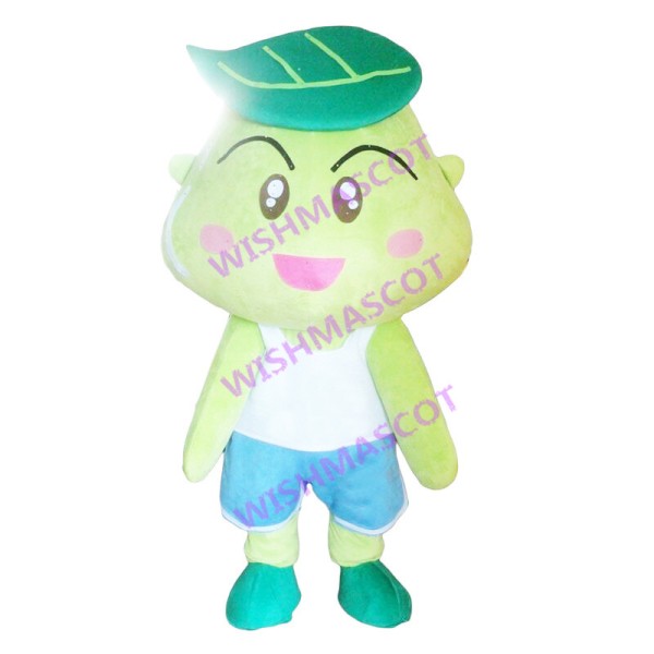 Leaf Murloc Baby Mascot Costume