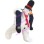 Snowman Artificial Leg Mascot Costume
