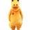 Orange Dot Dragon Mascot Costume