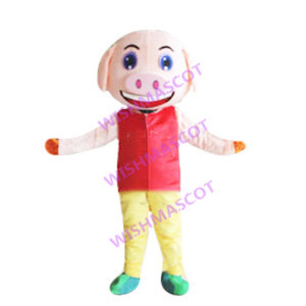 Laughing Pig Brother Mascot Costume