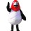 Flapping White Chicken Mascot Costume