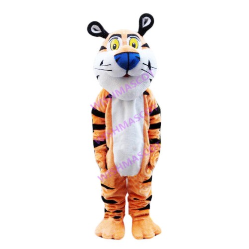 Big Head Tiger Mascot Costume