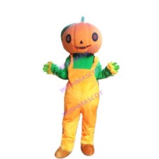 Halloween Pumpkin Man Mascot Costume