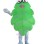 Cartoon Green Leaf Mascot Costume