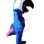 Noisy Dark Blue Parrot Mascot Costume