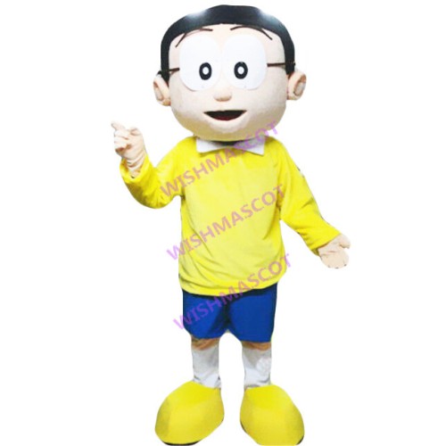 Coward Nobita Nobi Mascot Costume
