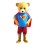 Superman Bear Mascot Costume