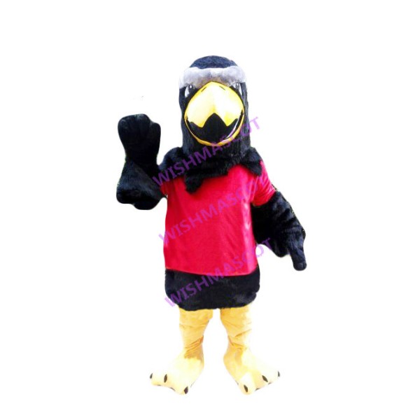 Tangled Black Eagle Mascot Costume