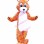 Horizontal Stripes Little Tiger Mascot Costume