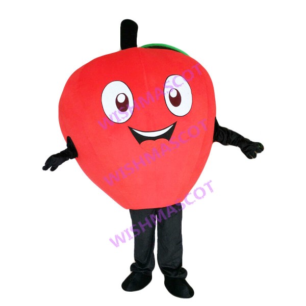 Red Apple Mascot Costume