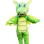 Strange Hornless Dragon Mascot Costume