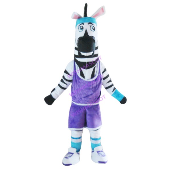 Inspirational Zebra Mascot Costume