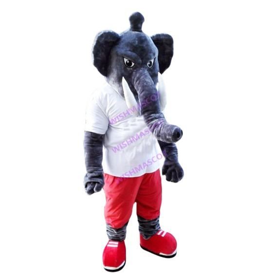 Strict Elephant Father Mascot Costume