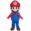 Uncle Mario In Blue Overalls Mascot Costume