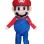 Uncle Mario In Blue Overalls Mascot Costume