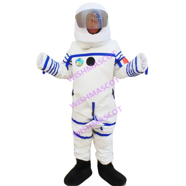 Preparing Astronaut Mascot Costume