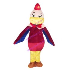 Stewardess Chicken Mascot Costume