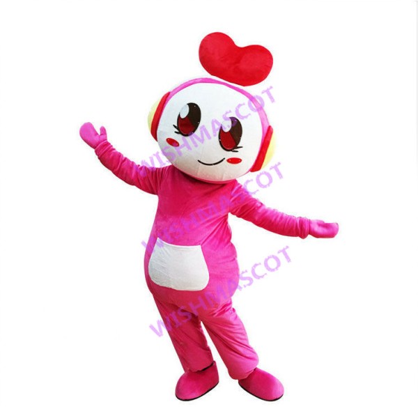 Lively Headphone Baby Mascot Costume