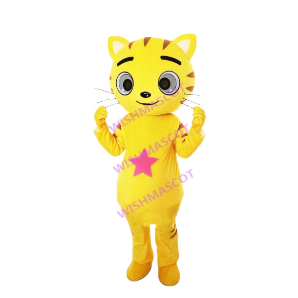 Space Star Cat Mascot Costume