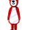 Stable Red Brown Bear Mascot Costume
