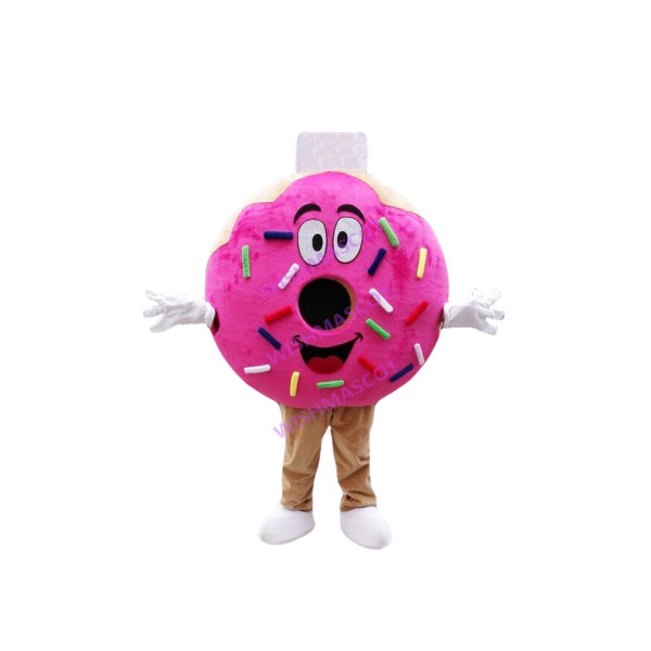 Strawberry Donut Mascot Costume