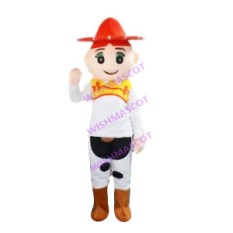 Patient Farm Worker Mascot Costume