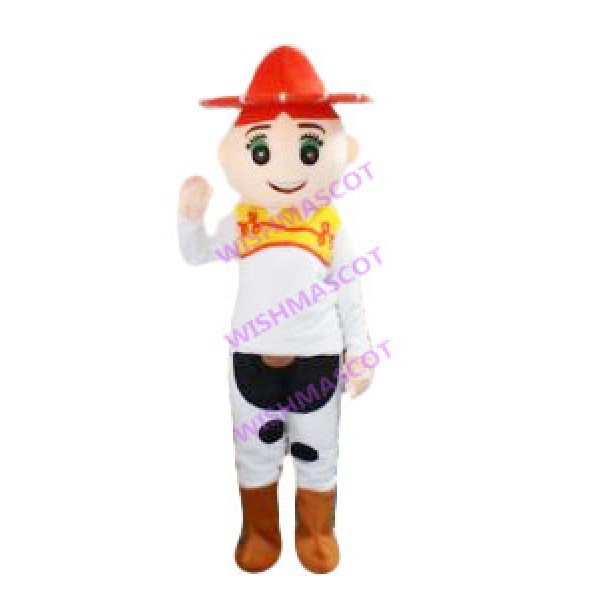 Patient Farm Worker Mascot Costume