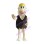 Blonde Primitive Mascot Costume
