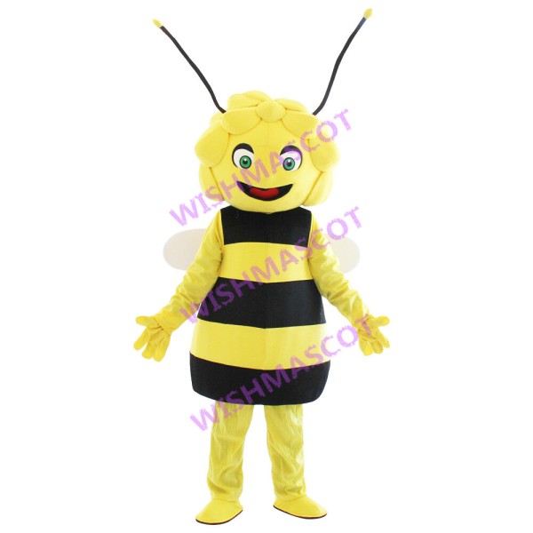 Green-eyed Female Bee Mascot Costume