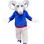 Power Blue-eyed Old Goat Mascot Costume