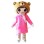 Beautiful Girl Mascot Costume In Bear Headgear