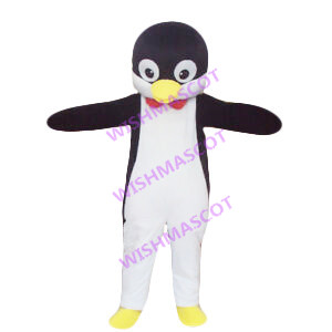 Slim Dinner Penguin Mascot Costume