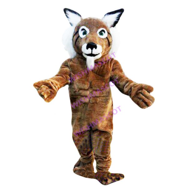 Muscular Seasoned Tiger Mascot Costume