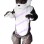 Cautious Skunk Mascot Costume