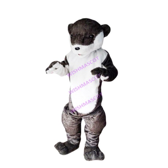 Cautious Skunk Mascot Costume