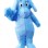 Obedient Blue Shaggy Dog Mascot Costume