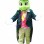 Green Ant Conductor Mascot Costume