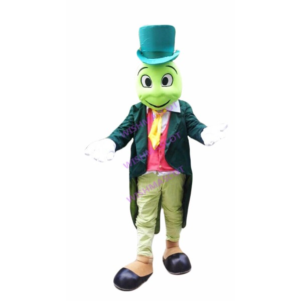 Green Ant Conductor Mascot Costume
